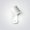 Rotatable Nordic Macaron Cylinder Wall Sconce Lamp - 1 Light