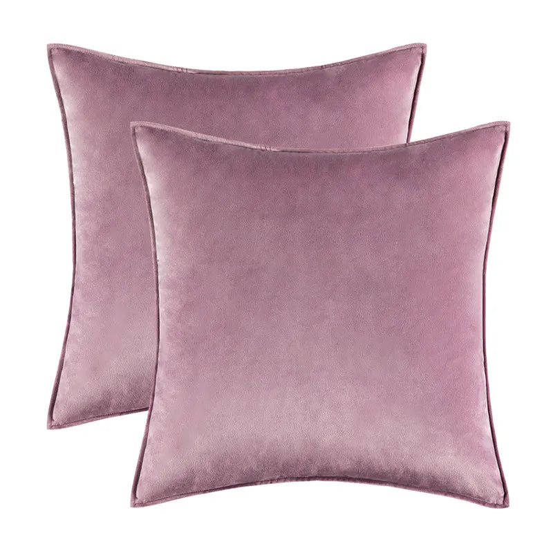 Bela Velvet Cushion Cover | Soft Fabric, Hidden Zipper
