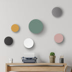 Contemporary Colorful Round Iron LED Wall Sconce