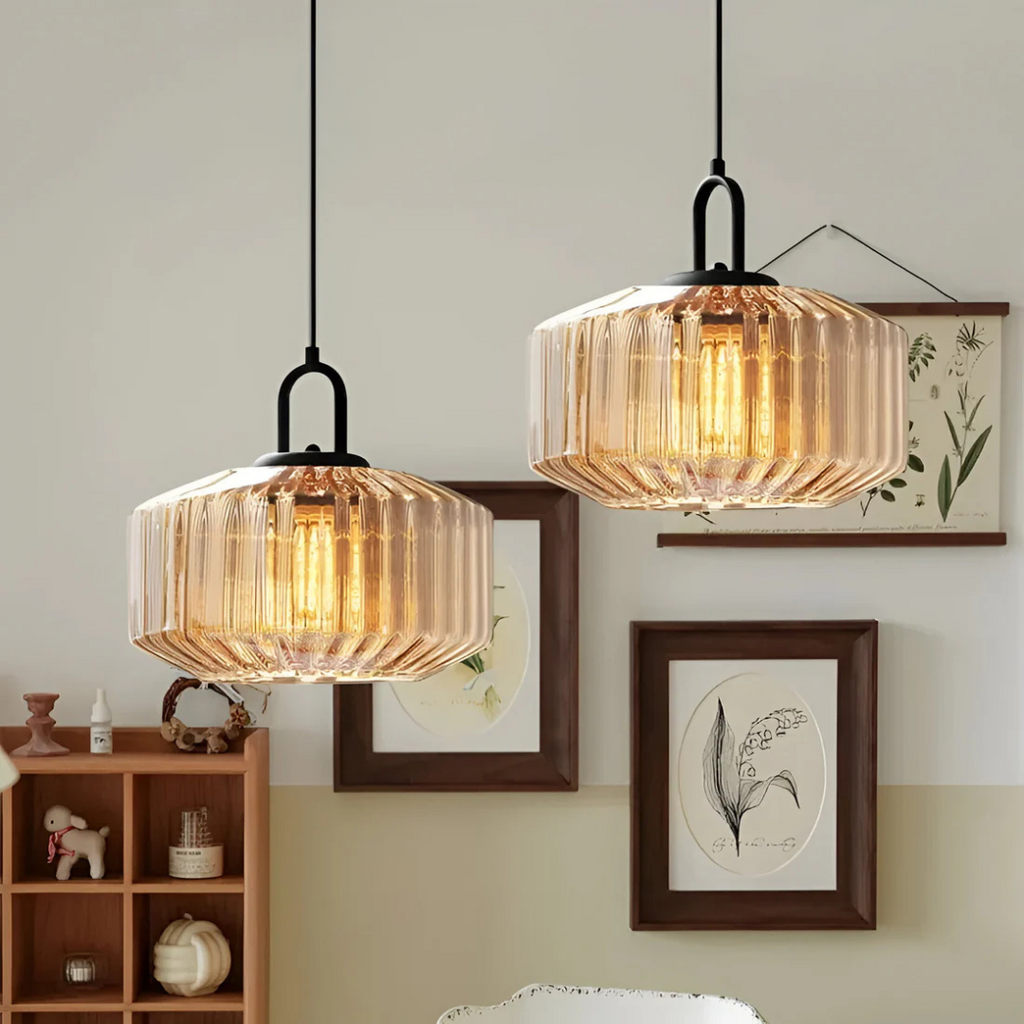 Mireta Pendant Light | Hand-Blown Glass, Warm Ambient Glow