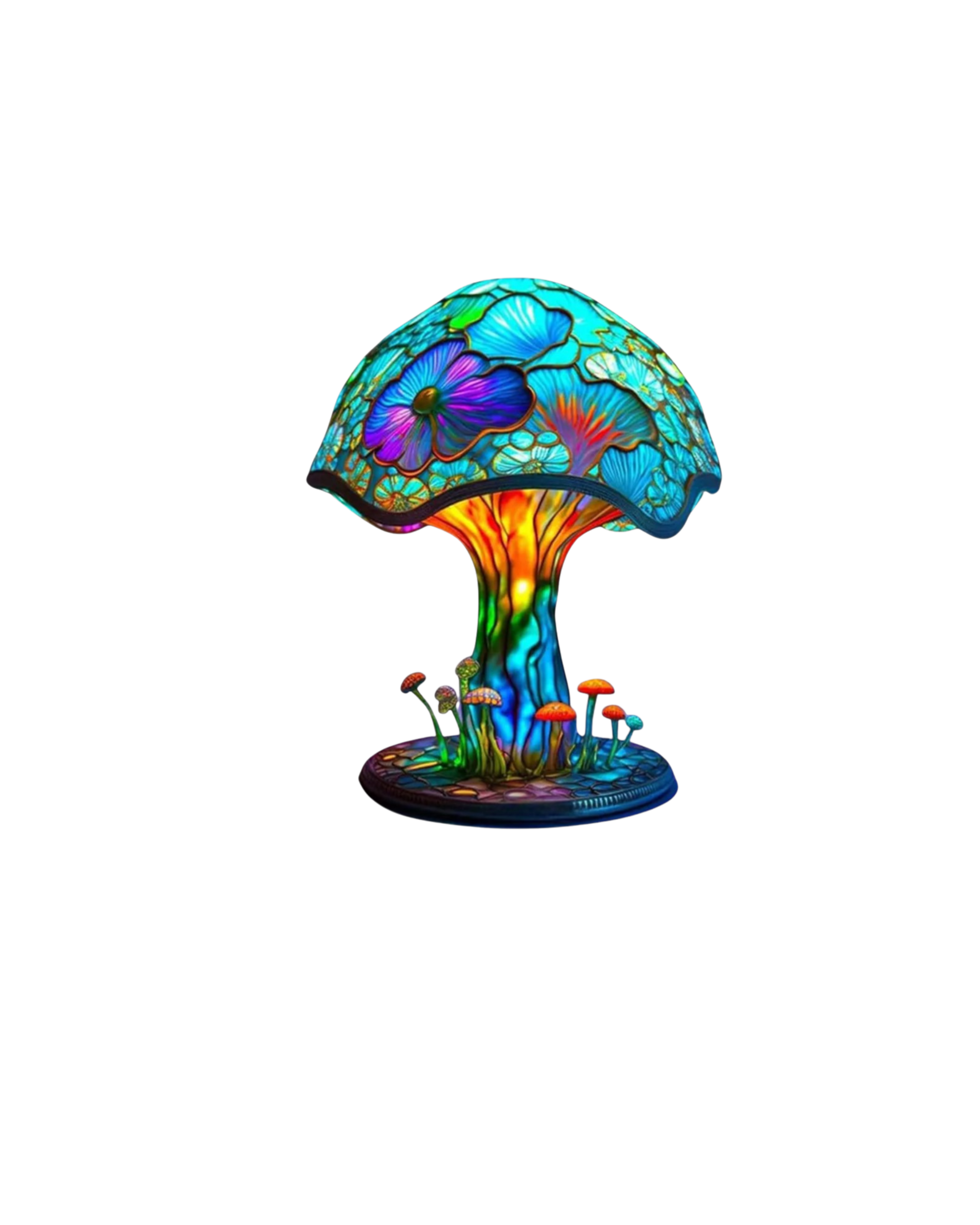 Vintage Mushroom Table Lamp LED 1-Light