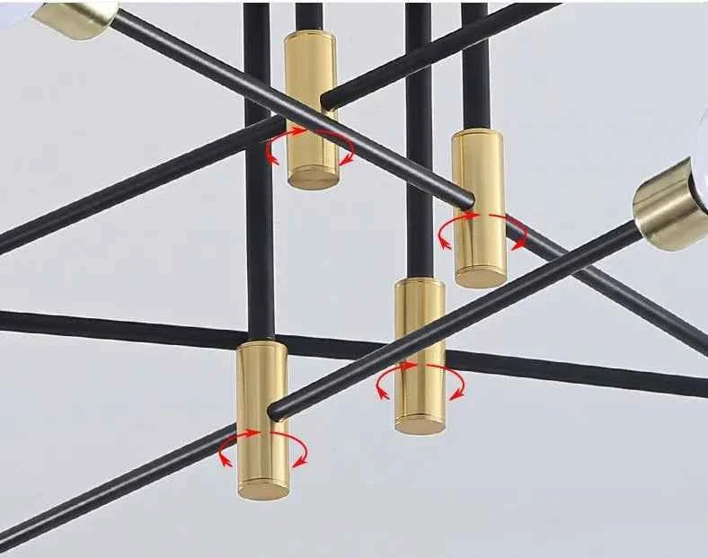 Helvion Plafondlamp | Retro Design met Draaibare Armen