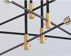Helvion Plafondlamp | Retro Design met Draaibare Armen