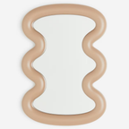Bela Wave Design Mirror | Curvy Frame, High-Quality Glass
