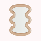 Bela Wave Design Mirror | Curvy Frame, High-Quality Glass