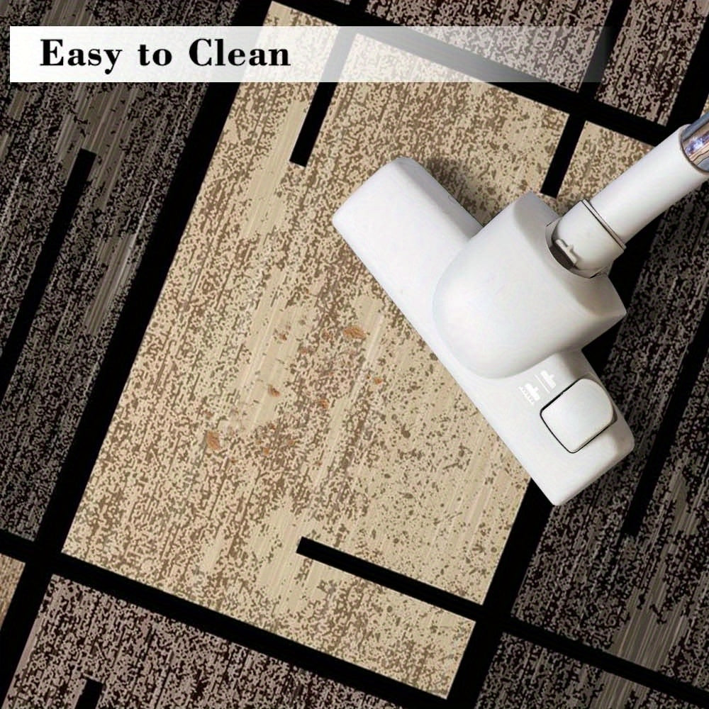 Bela Geometric Area Rug | Modern Non-Slip, Washable Design