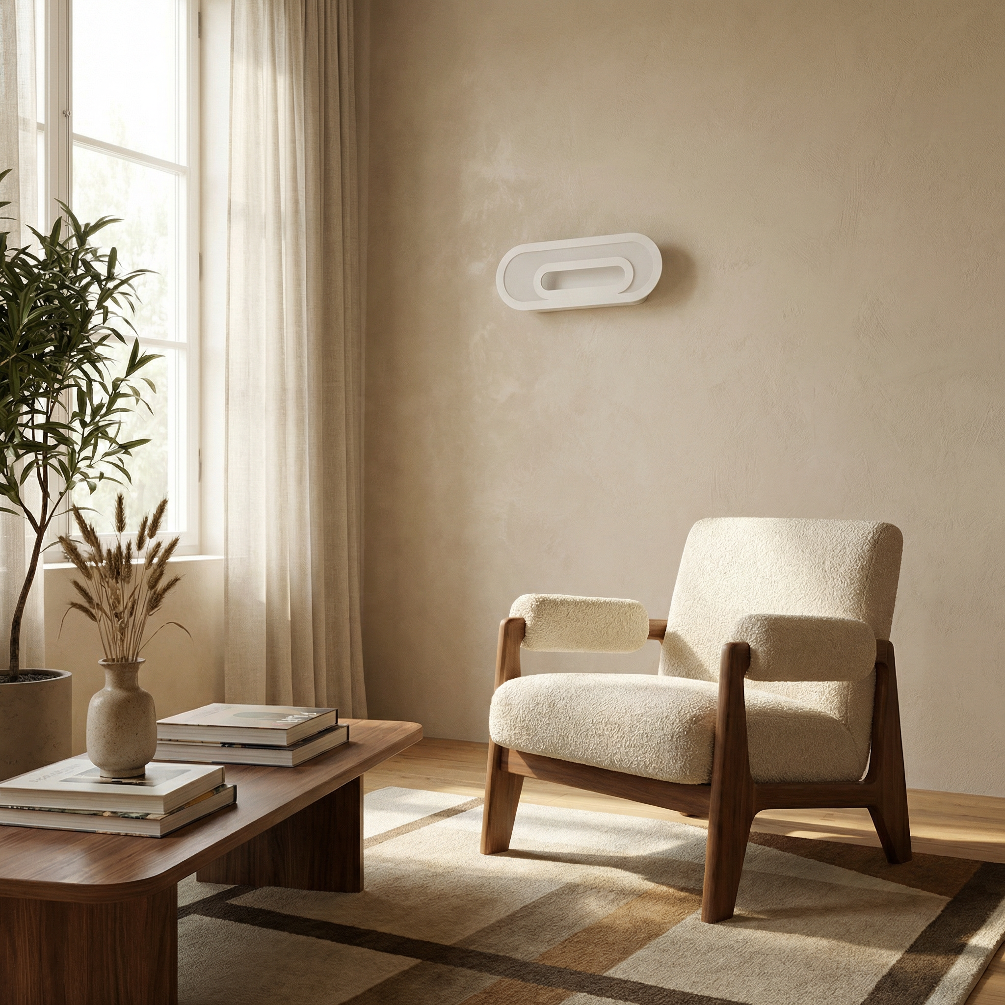 Celund - Minimalist White Wall Lamp