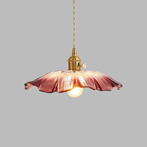 Bela Glass Pendant Light | Flower Shape, Adjustable Length 150 cm