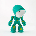Modern Robot-Inspired LED Table Lamp 1-Light