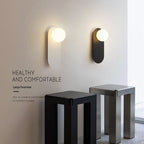 Nordic Minimalist Glass Ring 1-Light Wall Sconce
