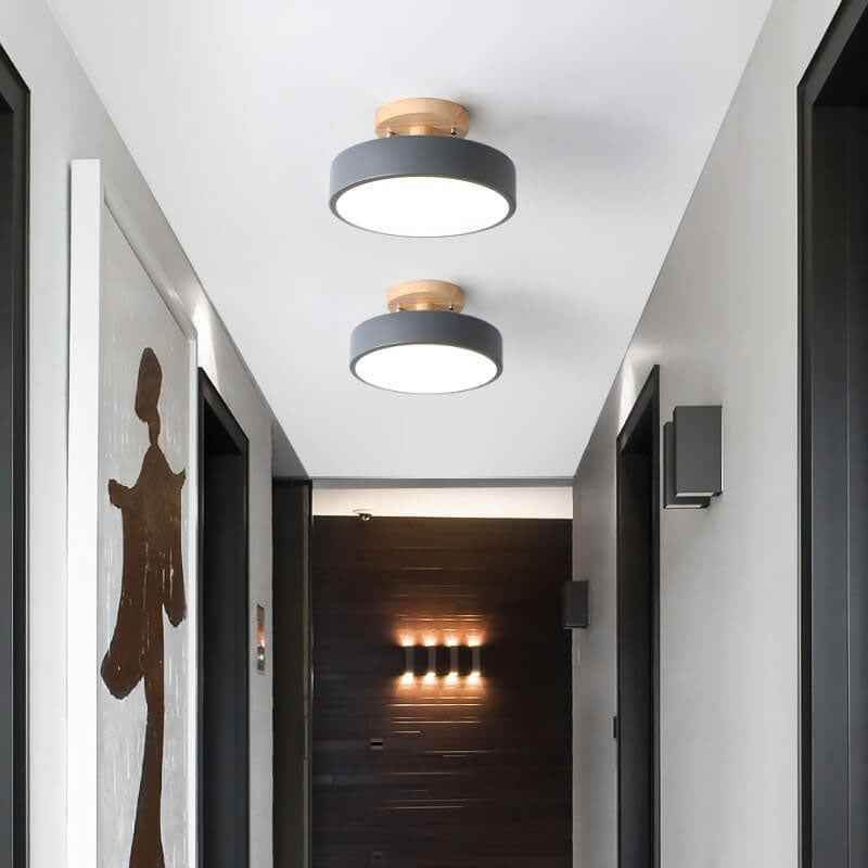 Brio Wooden Ceiling Light | Scandinavian Design, Soft LED Illumination