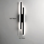 Contemporary Minimalist Iron and Acrylic LED Wall Sconce