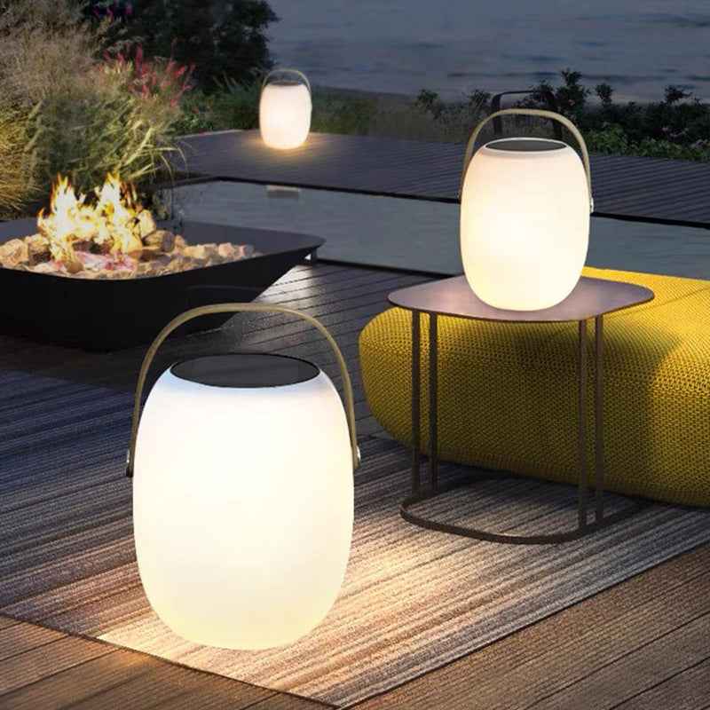 Waterproof Solar-Powered Portable LED Basket Light for Outdoor Decor