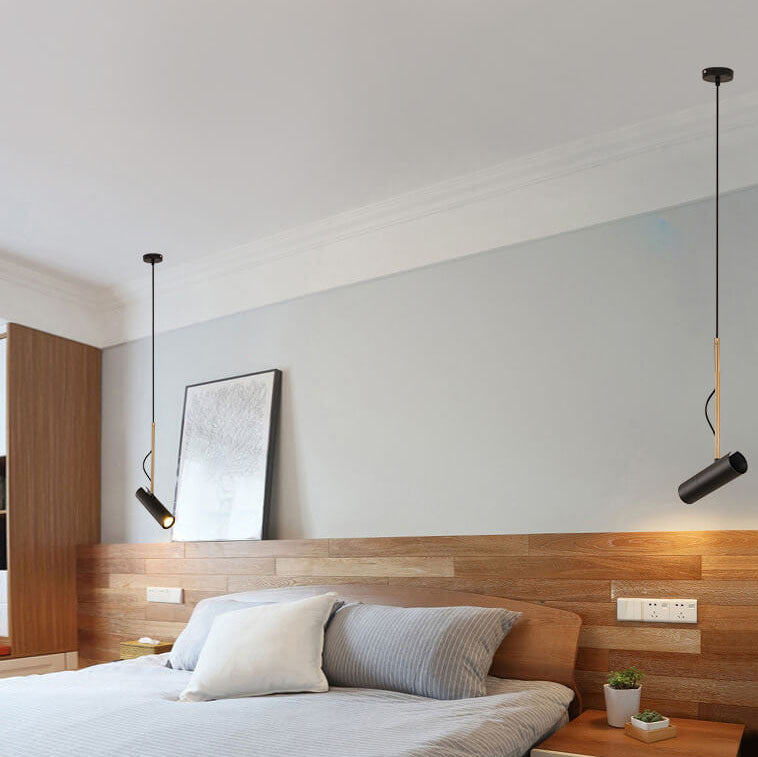 Contemporary Gold 1-Light LED Spotlight Pendant