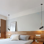 Contemporary Gold 1-Light LED Spotlight Pendant