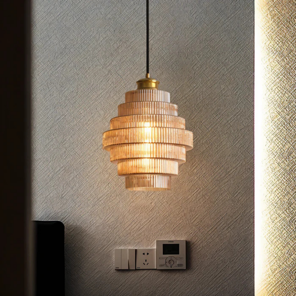 Hebes - Vintage Hanging Lamp Glass
