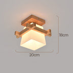 Juno Plafondlamp | Japans Minimalistisch Design, Houten Details