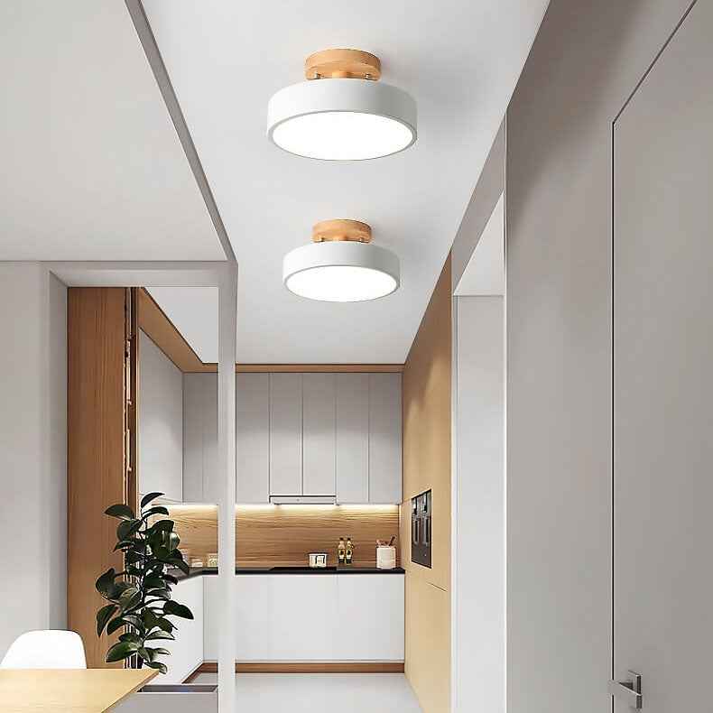 Brio Wooden Ceiling Light | Scandinavian Design, Soft LED Illumination
