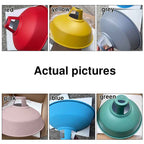 Colorful Barn Shade Pendant Light - Industrial Style, 1-Light Design
