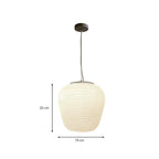 Bento Hanglamp | Geribbeld Glas, E27 Fitting
