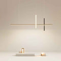 Sleek Minimalist Long-Line LED Chandelier
