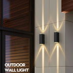Fino LED Buitenlamp | Waterdicht, Up & Down Beam Aluminium