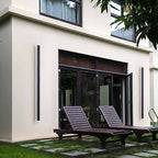Stylish Elongated LED Acrylic Outdoor Wall Light - Waterproof and Minimalist Design
