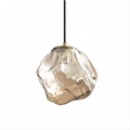 Lumenos Glass Hanging Lamp - Elegant Hanging Lamp for Dining Table