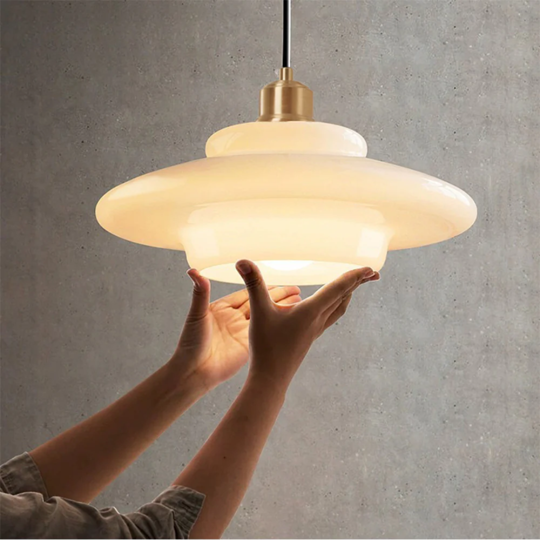 Bello Hanging Lamp | Organic Design, Diffuse Glass Lighting