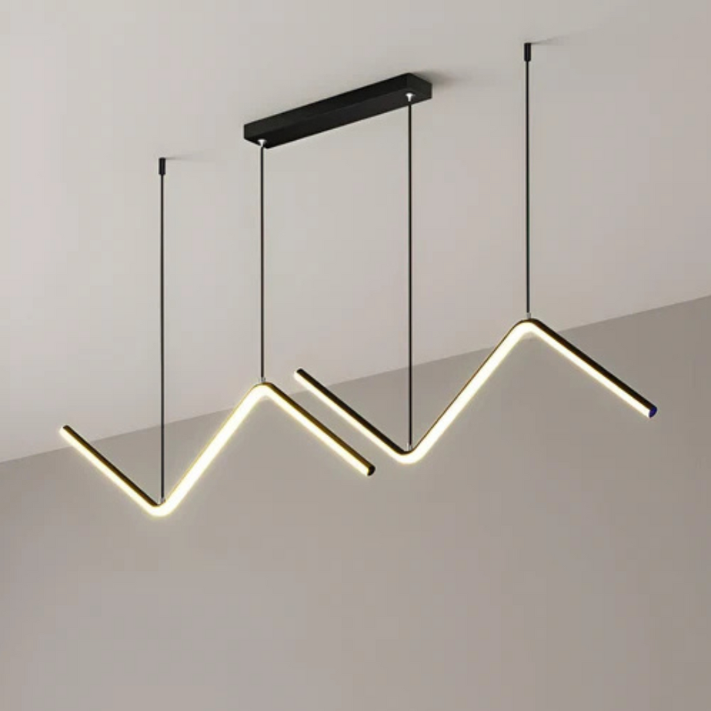Flick - LED hanging lamp in triangular shape