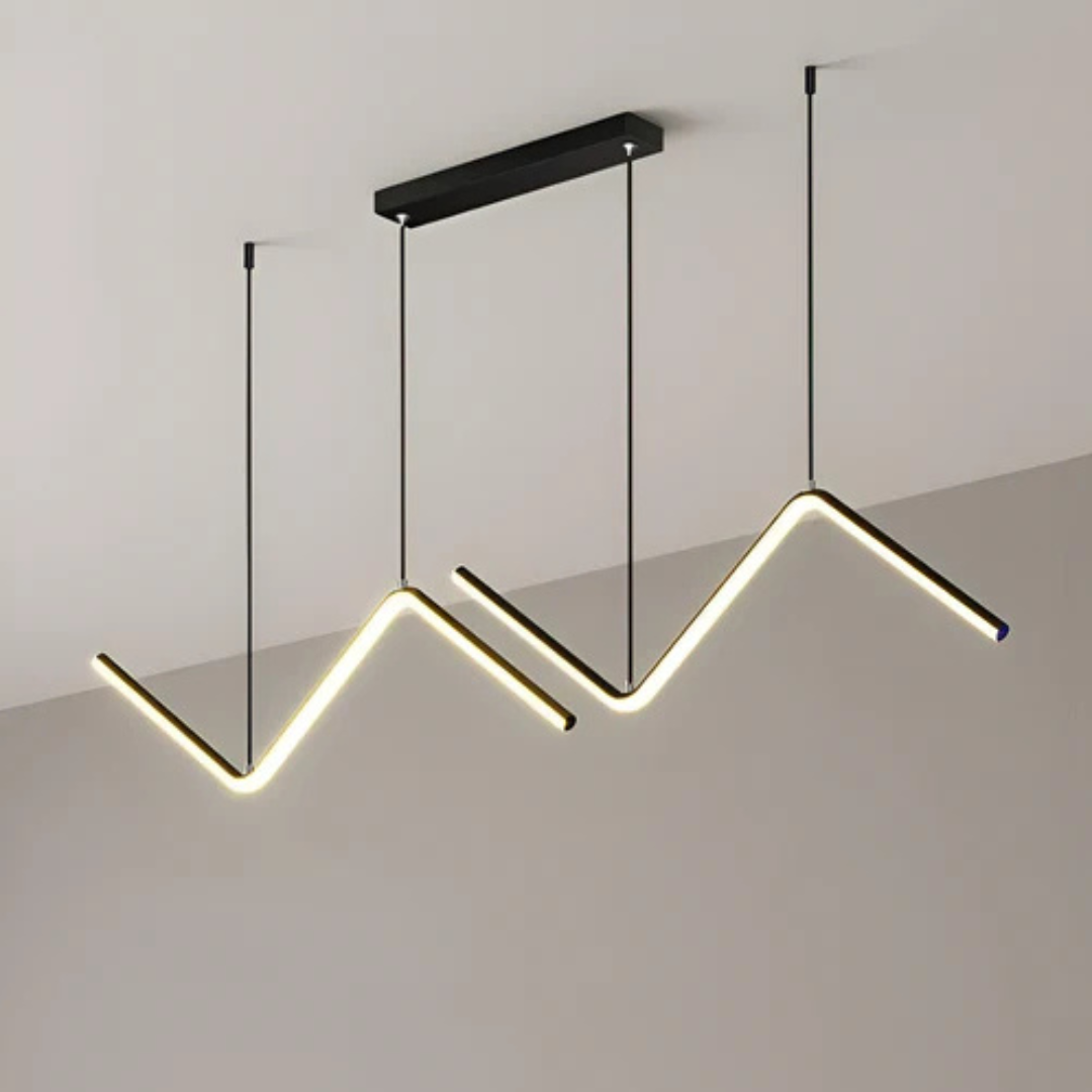 Flick - LED hanging lamp in triangular shape