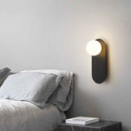 Nordic Minimalist Glass Ring 1-Light Wall Sconce