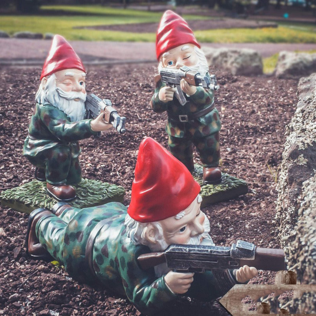 Drelix - Military Garden Gnome
