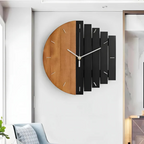 Vesper - Large Wooden Wall Clock for the Living Room