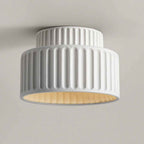 Bela Compacte Plafondlamp | Duurzaam Hars, Retro Ontwerp