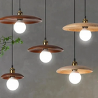 Virena - Nordic Minimalist Wooden LED Hanging Lamp