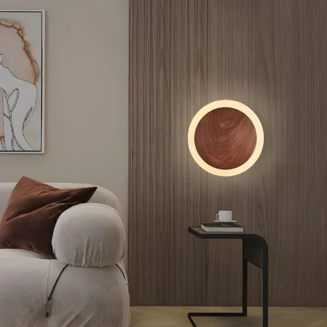 Nalo - Nordic Wooden LED Wall Lamp