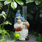 Soraya - Gnome Garden Statue with Rain Gauge made of Resin