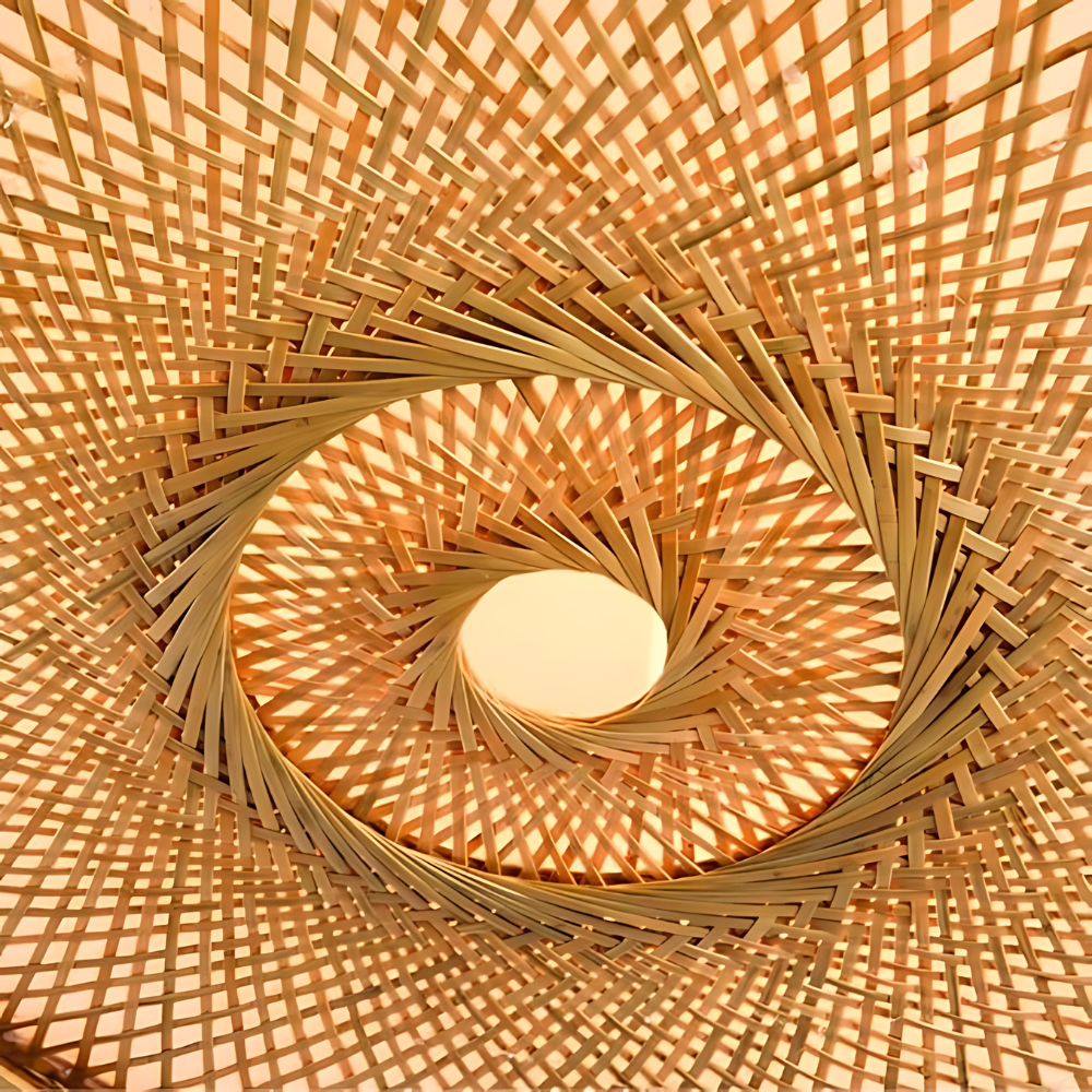 Maelira - Natural Bamboo Ceiling Lamp