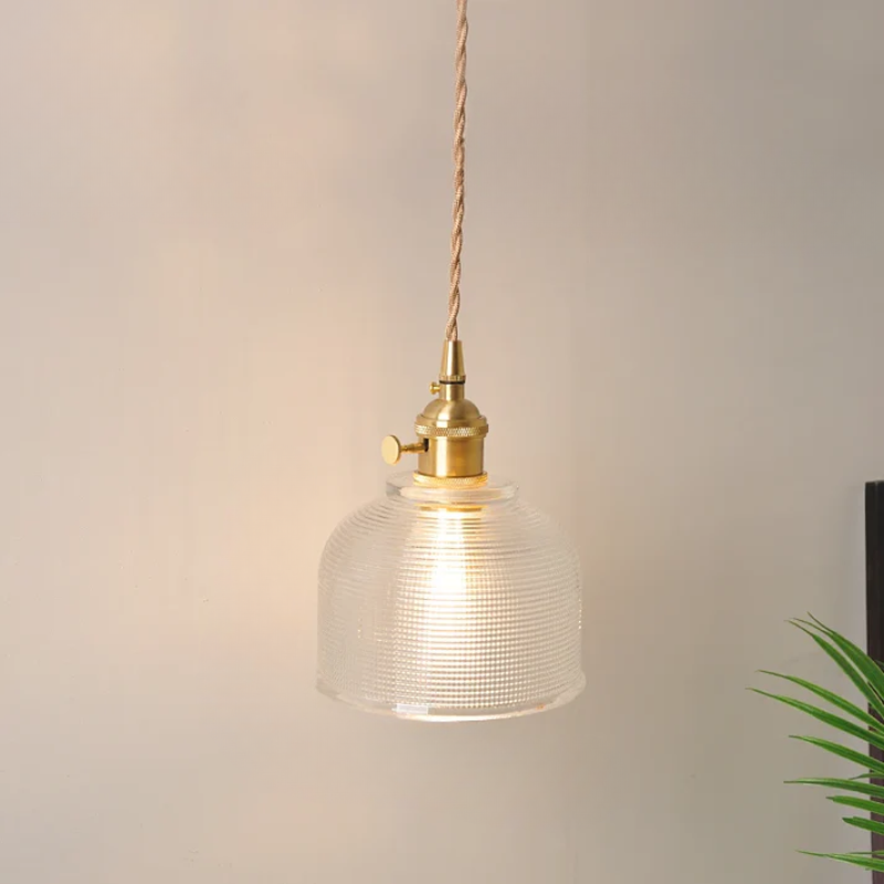 Virelian - Nordic Glass Pendant Lamp with Copper