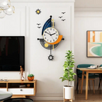 Clova - Large Sailing Boat Wall Clock