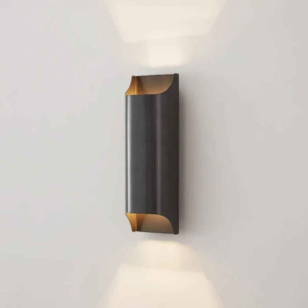 Celo Wandlamp | Moderne Up & Down Glow, Brushed Gold or Matte Black