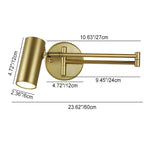Nordic Minimalist Telescopic Folding Long Pole Wall Sconce Lamp with 1 Light