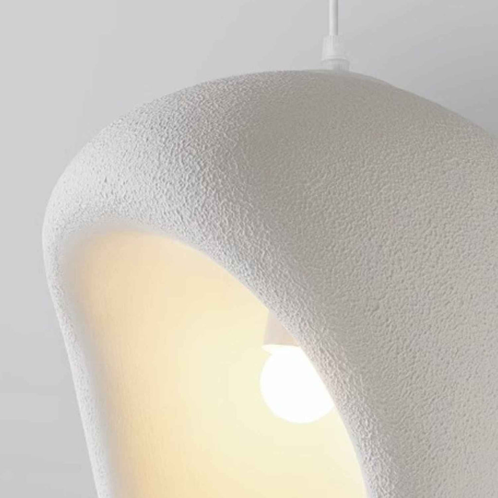 Ovo – Cream Beige Japandi Pendant Hanging Lamp 150cm