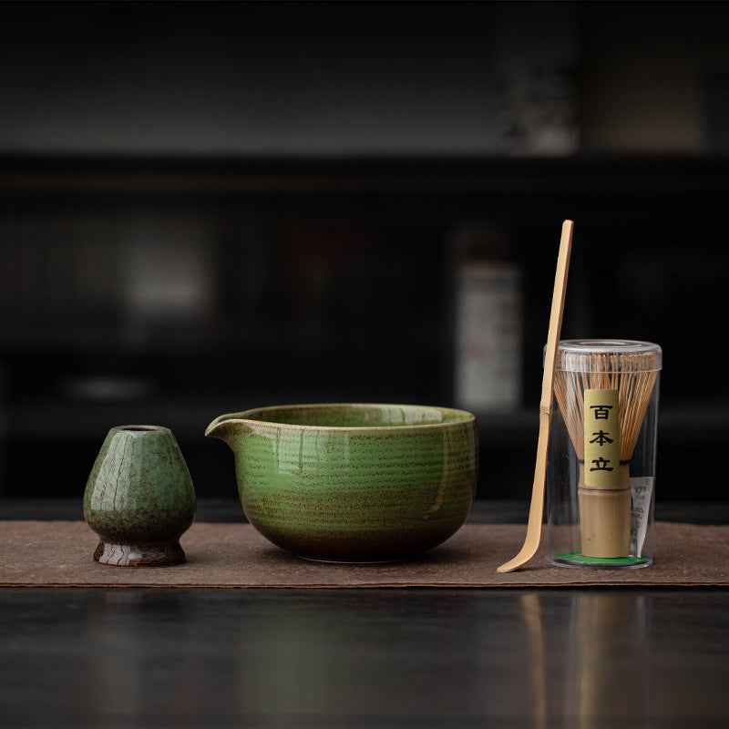 Zendo Matcha Set | Handgemaakt Keramiek, Volledige Ceremonie Set