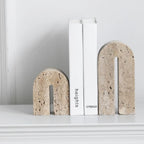 Bela Small Decorative Arch | Natural Travertine Stone, Minimalist Design