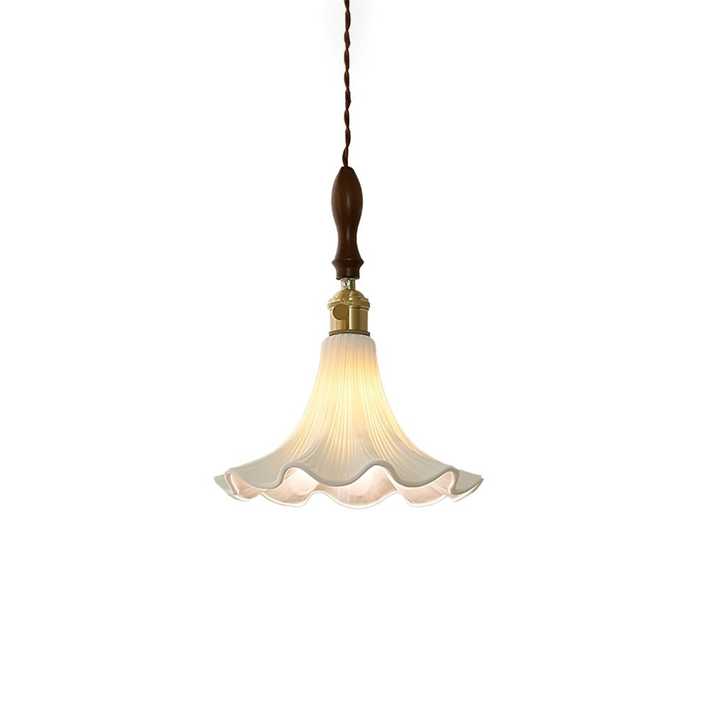 Floréa - French Ceramic Flower Pendant Lamp