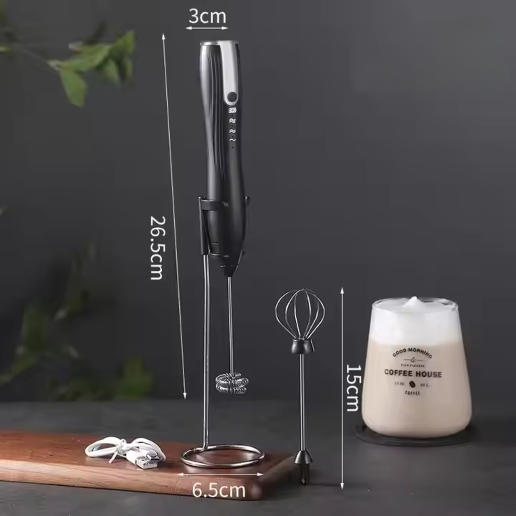 Brewista Wireless Coffee Whisk | 1200 mAh Battery, Stylish Stand