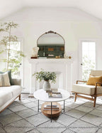 Tulca Curved Wall Mirror | Vintage Scroll Metal Frame