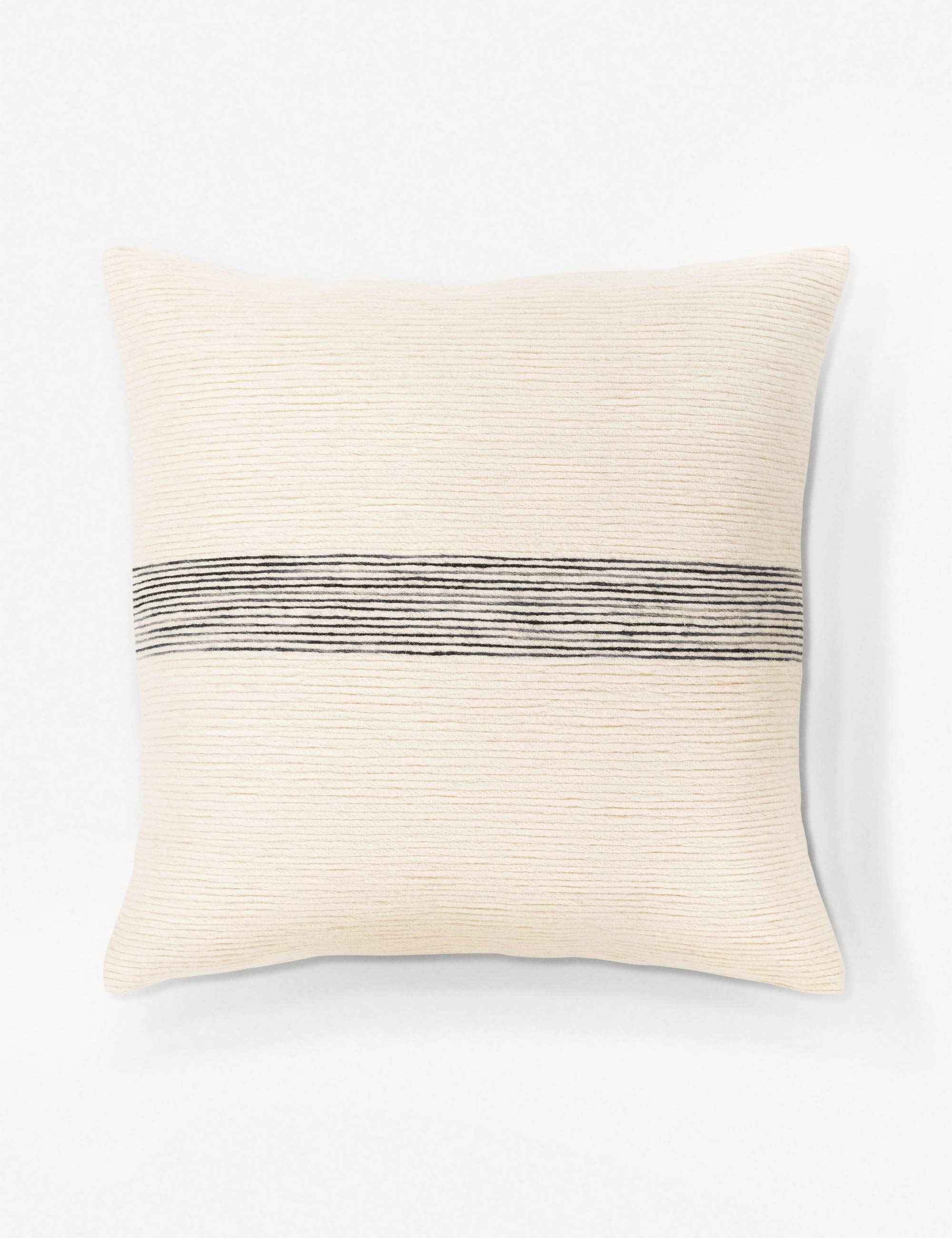 Selma Throw Pillow | Textured Stripes for Contemporary Spaces